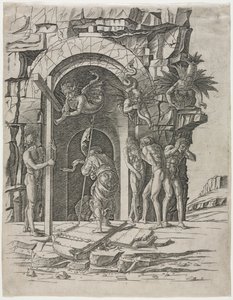 Sestup do Limba, konec 1460. od Andrea Mantegna