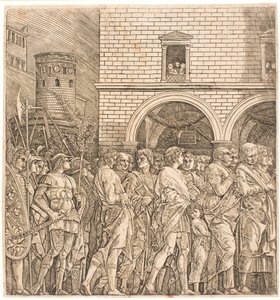 Římský senát následuje triumf od Andrea Mantegna