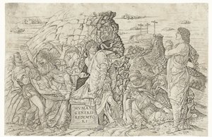 Pohřeb Krista od Andrea Mantegna