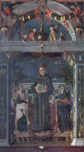 Svatý Bernardino ze Sieny s anděly od Andrea Mantegna