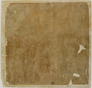 Studie k triumfům Julia Caesara: Plátno č. I od Andrea Mantegna