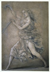 Tančící múza od Andrea Mantegna
