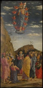 Triptych Nanebevstoupení Uffizi Uffizi Tryptich, levý panel, ca 1463-1464 od Andrea Mantegna
