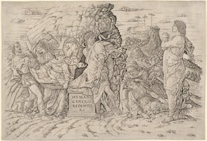 Pohřeb od Andrea Mantegna