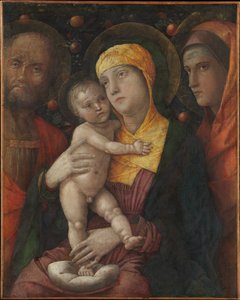 Svatá rodina se svatou Marií Magdalénou od Andrea Mantegna