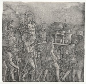 The Triumphs of Caesar: The Corselet Bearers, c. 1495. od Andrea Mantegna