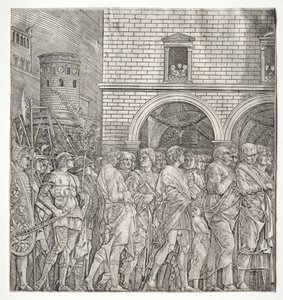 The Triumphs of Caesar: The Senators, 1400s. od Andrea Mantegna