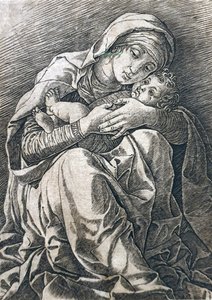 Panna s dítětem od Andrea Mantegna