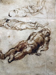 Tři studie o mrtvém Kristu od Andrea Mantegna