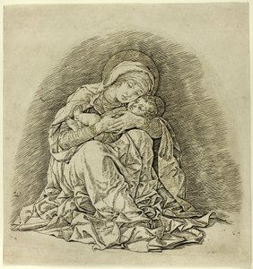 Panna s dítětem od Andrea Mantegna