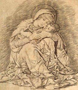 Panna a dítě. od Andrea Mantegna