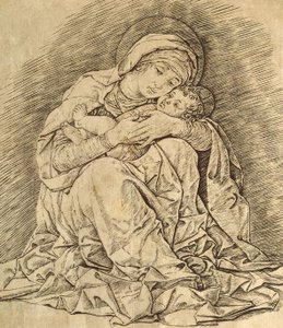 Panna a dítě od Andrea Mantegna