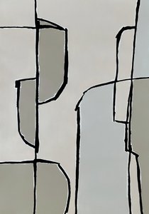 Neutrální abstraktní tvary od Andrea Reichhart