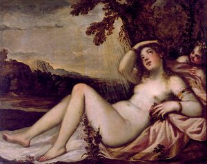 Danae, polovina 16. století.