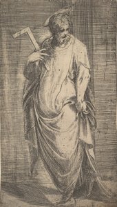 Saint James Menší od Krista a apoštolů, ca. 1548-50. od Andrea Schiavone