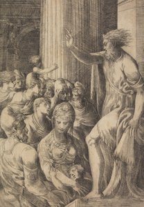 Kázání sv. Pavla v Aténách, ca. 1548-53. od Andrea Schiavone