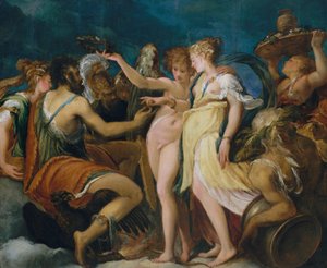 Manželství Cupida a Psyché, 40. léta 16. století.