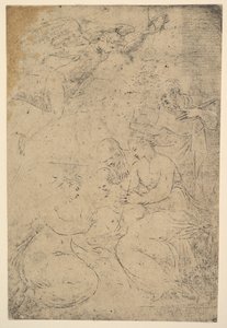 Mystické manželství svaté Kateřiny, ca. 1550. od Andrea Schiavone