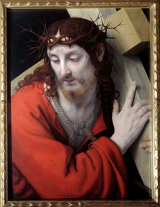 Kristus nese svůj kříž. Obraz Andrea Solario (1460-1522)