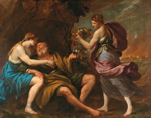 Lot a jeho dcery, 1650.