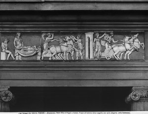 Tod und der Sonnenwagen (Detail) von Andrea and Bertoldo di Giovanni (c.1420 91) Sansovino