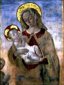 Madonna s dítětem od Andrea del (school of) Verrocchio
