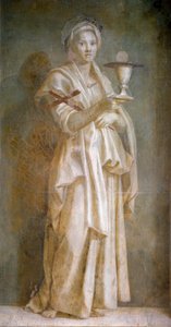 La Faith Fresco od Andrea del Sarto (1486-1531) 1522 Rozměr.194x110 cm Florencie, Chiostro dello Scalzo od Andrea del Sarto
