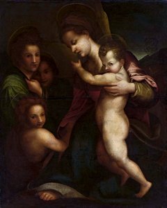 Madona s Ježíškem a svatým Janem od Andrea del Sarto