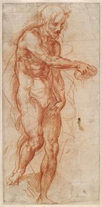 Studie svatého Jana Křtitele, asi 1518 od Andrea del Sarto