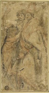 Svatý Jan Křtitel a San Bernardo degli Uberti od Andrea del Sarto