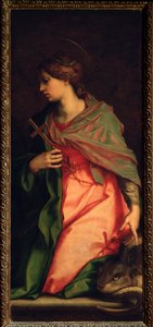 Svatá Margarita Antiochijská, oltář sv. Anežky (obraz, 1525-1528) od Andrea del Sarto