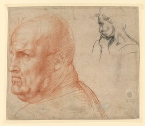 Studie dvou hlav od Andrea del Sarto