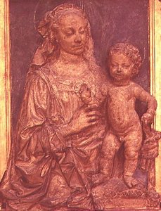Madonna a dítě (dřevo) od Andrea del Verrocchio