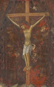 Kristus na kříži [revers], c. 13801390. od Andrea di Bartolo