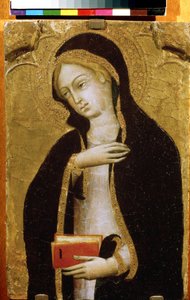 ""Virgin of the Annunciate"" (Virgin Annunciate) Tempera na dřevě od Andrea di Bartolo (1389-1428) kolem roku 1410 Puškinovo muzeum, Moskva od Andrea di Bartolo
