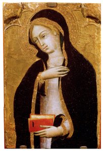Virgin Annunciate, c1410 od Andrea di Bartolo