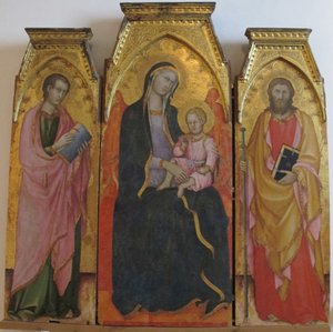 madona s dítětem mezi světci od Andrea di Bartolo