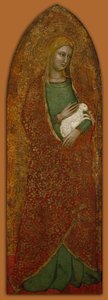 Svatá Anežka od Andrea di Bonaiuto
