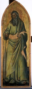 Apoštol Ondřej, kolem roku 1370 (tempera na topolovém dřevě) od Andrea di Bonaiuto fl.1343 77 Andrea di Bonaiuto fl.1343 77