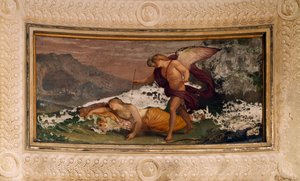 Freska Andrea Appiani (1754-1817), Villa Reale, Monza, Itálie od Andrea the Elder Appiani