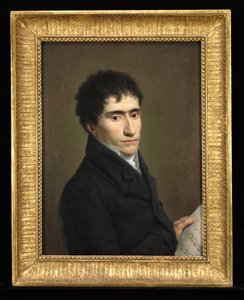 Portrét hudebníka, kolem roku 1800 (olej na dřevě) od Andrea the Elder Appiani