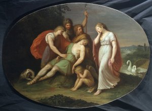 Smrt Adonise od Andrea the Elder Appiani