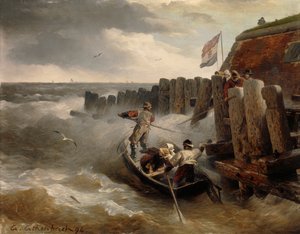 Přímořská krajina, 1894 od Andreas Achenbach