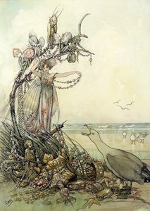 Jewels in Wash (pero a inkoust, wc, kvaš na papíře) od Andreas Duncan Carse