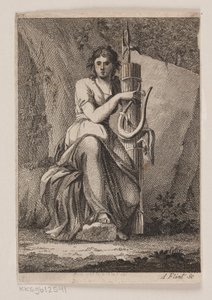 Žena s lyrou a fasces