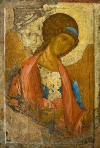 Archanděl Michael. Z Deisus Chin (řada) (Zvenigorodsky)