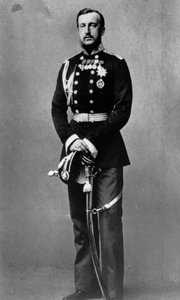 Velkokníže Nicholas Nikolaevich starší Ruska, c 1860s.