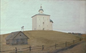 Kostel, 1903 od Andrei Petrovich Ryabushkin