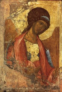 Archanděl Michael (ruská ikona), od Andreje Rubleva nebo Andreje Rubljova (1360-1430), malovaný v letech 1410 až 1420 (malba na dřevě)