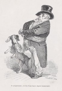 Majitel ze scén ze soukromého a veřejného života zvířat, ca. 1837-47.